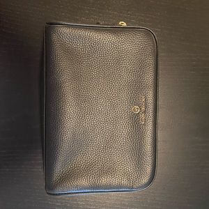 Michael Kors Jet Set Black Leather Travel Bag